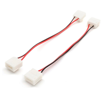 Комплект коннекторов Apeyron Electrics 09-14 (2 клипсы с проводами) для одноцветной светодиодной ленты 12В 10мм IP65 - Светильники - Cветодиодные ленты - . Магазин оборудования для автономного и резервного электропитания Ekosolar.ru в Ессентуках