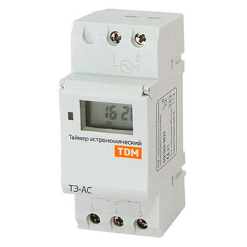 Таймер электронный астрономический ТЭ-АС 16А-DIN TDM SQ1503-0023 - Электрика, НВА - Реле, автоматизация и управление - Таймеры - . Магазин оборудования для автономного и резервного электропитания Ekosolar.ru в Ессентуках