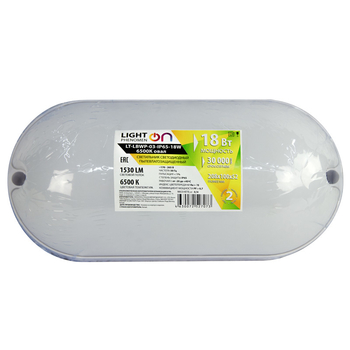 Банник LT-LBWP-03-IP65-18W-6500К LED овальный - Светильники - Для ЖКХ - . Магазин оборудования для автономного и резервного электропитания Ekosolar.ru в Ессентуках