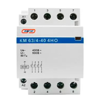 Модульный контактор КМ63/4P 40A 4НО Энергия - Электрика, НВА - Коммутационное оборудование - Контакторы - . Магазин оборудования для автономного и резервного электропитания Ekosolar.ru в Ессентуках