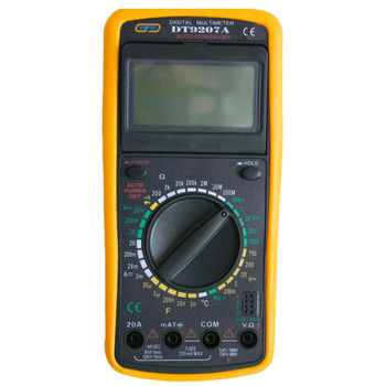 Мультиметр DT 9207 Энергия - Электрика, НВА - Измерительный инструмент - Мультимеры - . Магазин оборудования для автономного и резервного электропитания Ekosolar.ru в Ессентуках