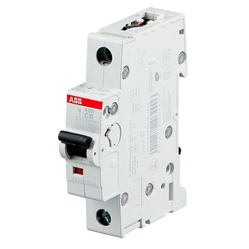 Автоматический выключатель ABB S201 1P 16А (С) 6kA - Электрика, НВА - Модульное оборудование - Автоматические выключатели - . Магазин оборудования для автономного и резервного электропитания Ekosolar.ru в Ессентуках