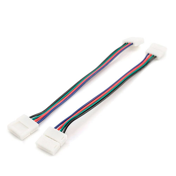 Комплект коннекторов Apeyron Electrics 09-12 (2 клипсы с проводами) для RGB-светодиодной ленты 12В IP20 10 мм - Светильники - Cветодиодные ленты - . Магазин оборудования для автономного и резервного электропитания Ekosolar.ru в Ессентуках