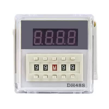 Реле времени цифровое 220V DH48S-2Z AC Энергия - Электрика, НВА - Реле, автоматизация и управление - Реле времени - . Магазин оборудования для автономного и резервного электропитания Ekosolar.ru в Ессентуках