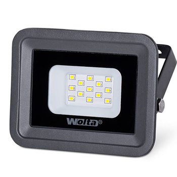 Светодиодный прожектор WOLTA WFL-10W/06W серый 5500K 10Вт SMD IP65 850Лм - Светильники - Прожекторы - . Магазин оборудования для автономного и резервного электропитания Ekosolar.ru в Ессентуках