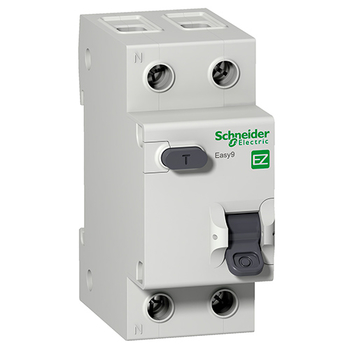 Дифференциальный автоматический выключатель Schneider Electric EASY 9 1P+N 32А 30мА C AC 4,5 кА - Электрика, НВА - Модульное оборудование - Дифференциальные автоматы - . Магазин оборудования для автономного и резервного электропитания Ekosolar.ru в Ессентуках
