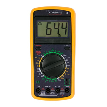 Мультиметр DT 9205A Энергия - Электрика, НВА - Измерительный инструмент - Мультимеры - . Магазин оборудования для автономного и резервного электропитания Ekosolar.ru в Ессентуках
