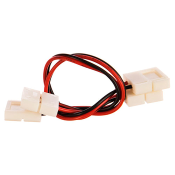 Комплект коннекторов Apeyron Electrics 09-10 (2 клипсы с проводами) для одноцветной светодиодной.ленты 12В  8 мм - Светильники - Cветодиодные ленты - . Магазин оборудования для автономного и резервного электропитания Ekosolar.ru в Ессентуках